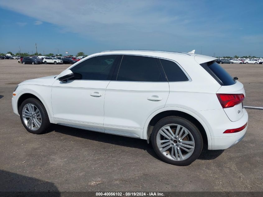 2018 Audi Q5 2.0T Premium VIN: WA1BNAFY7J2222113 Lot: 40056102