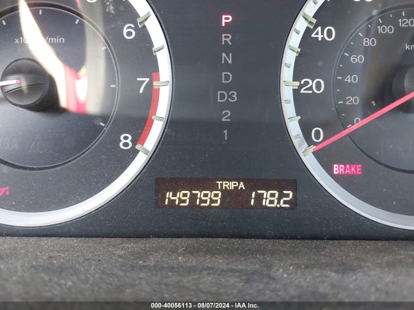 2009 Honda Accord 3.5 Ex-L VIN: 1HGCS22809A012132 Lot: 40056113