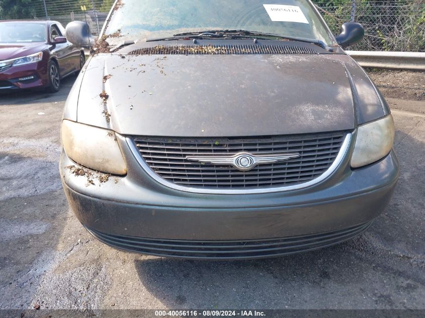 2002 Chrysler Town & Country Lx VIN: 2C4GP44352R712552 Lot: 40056116