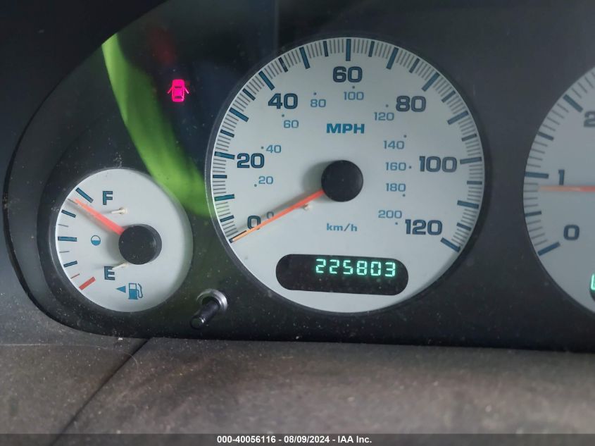 2002 Chrysler Town & Country Lx VIN: 2C4GP44352R712552 Lot: 40056116