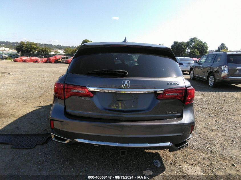 2018 Acura Mdx Technology Package Acurawatch Plus Pkg VIN: 5J8YD4H58JL016866 Lot: 40056147