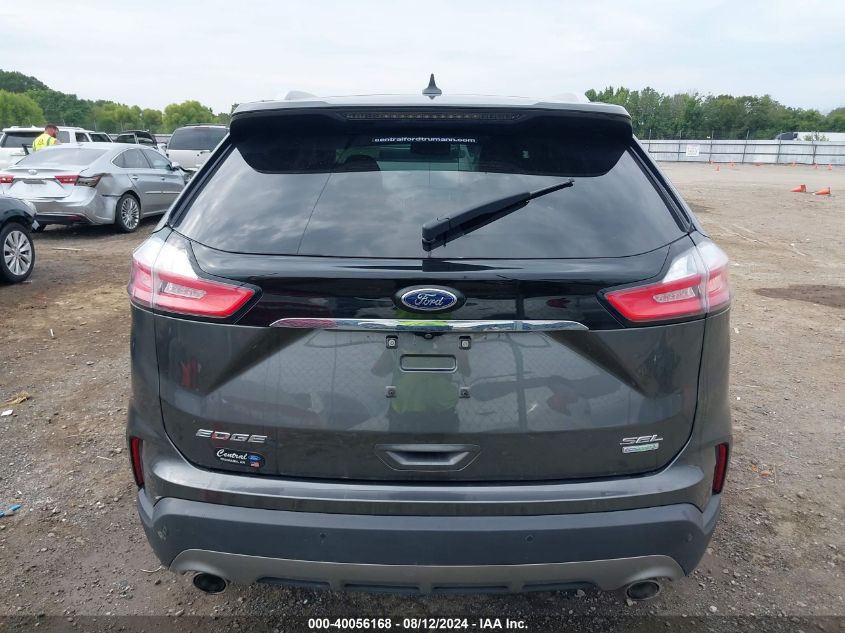 2019 Ford Edge Sel VIN: 2FMPK3J92KBB67058 Lot: 40056168