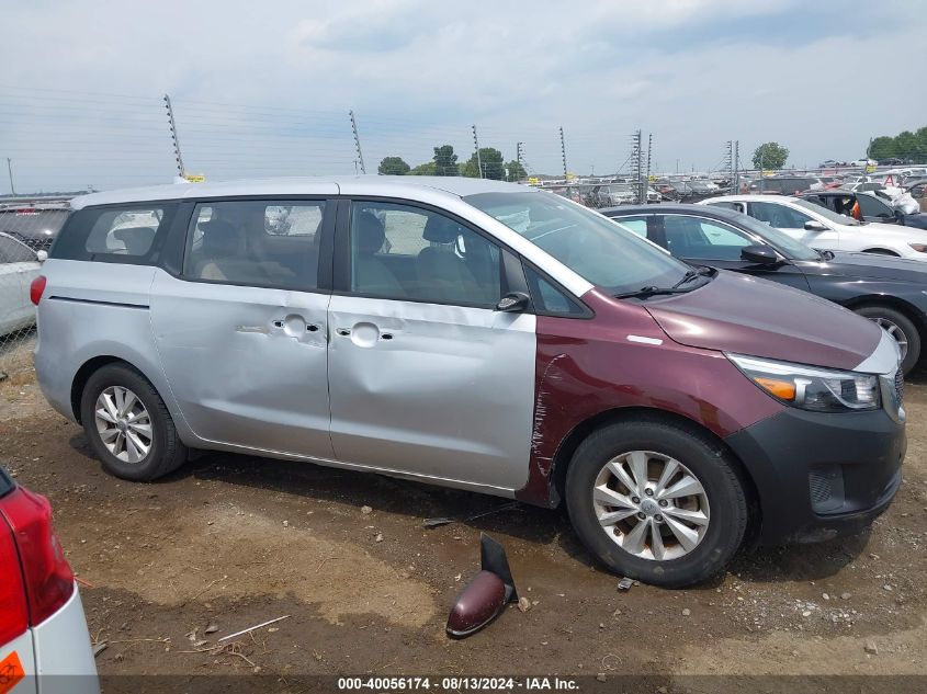 2015 Kia Sedona L VIN: KNDMA5C18F6028831 Lot: 40056174