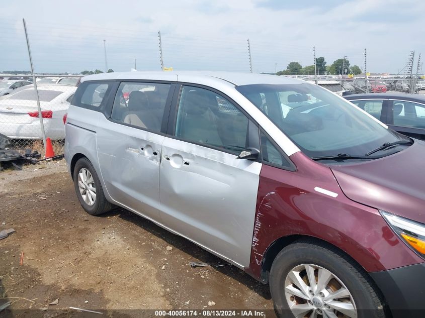 2015 Kia Sedona L VIN: KNDMA5C18F6028831 Lot: 40056174