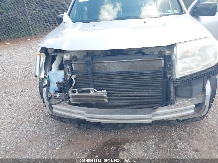 2012 Honda Pilot Lx VIN: 5FNYF4H21CB025994 Lot: 40056192