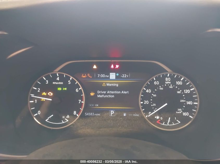 2021 Nissan Maxima Sv Xtronic Cvt VIN: 1N4AA6CV9MC513527 Lot: 40056232