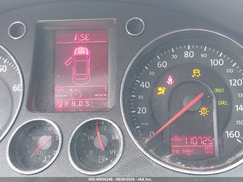 2007 Volkswagen Passat 2.0T/Wolfsburg Edition VIN: WVWAK73C67P116883 Lot: 40056246