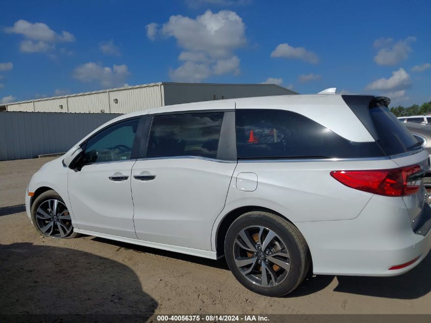 2023 Honda Odyssey Touring VIN: 5FNRL6H89PB072712 Lot: 40056375