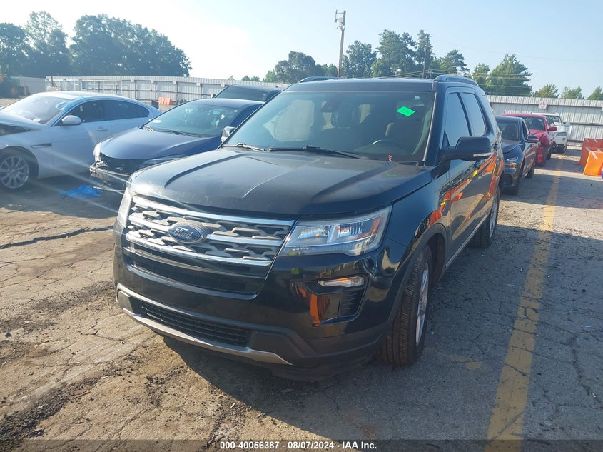 VIN 1FM5K7D87JGC01231 2018 FORD EXPLORER XLT