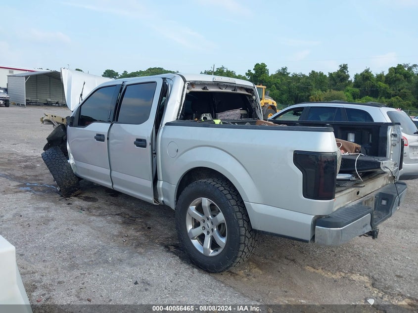 VIN 1FTEW1CP9JKC86083 2018 FORD F-150 XLT
