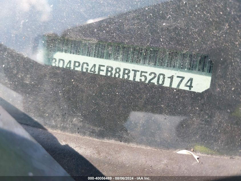 2011 Dodge Journey Express VIN: 3D4PG4FB8BT520174 Lot: 40056489