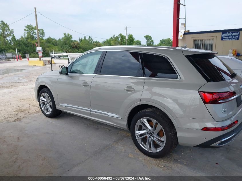 2023 Audi Q7 Premium Plus 45 Tfsi Quattro Tiptronic VIN: WA1LCBF70PD027121 Lot: 40056492