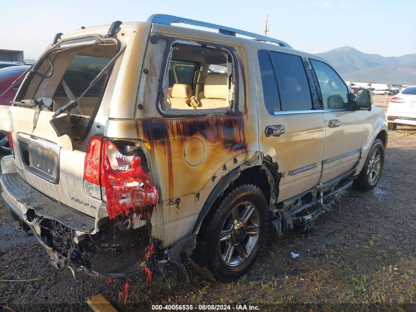 2005 Lincoln Aviator VIN: 5LMEU88H05ZJ29208 Lot: 40056535