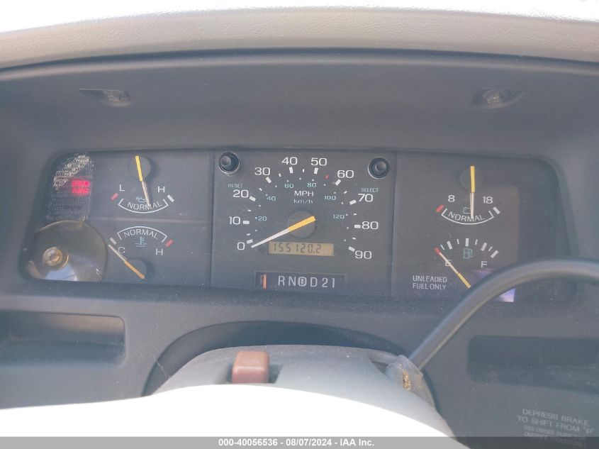 1995 Ford Aerostar VIN: 1FMDA11U5SZC20377 Lot: 40056536