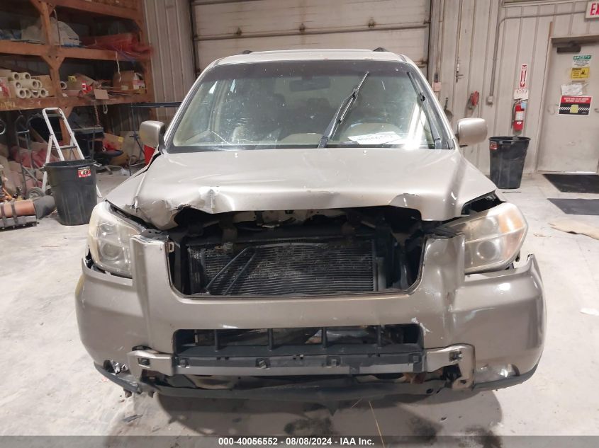 2007 Honda Pilot Ex-L VIN: 5FNYF18557B018402 Lot: 40056552