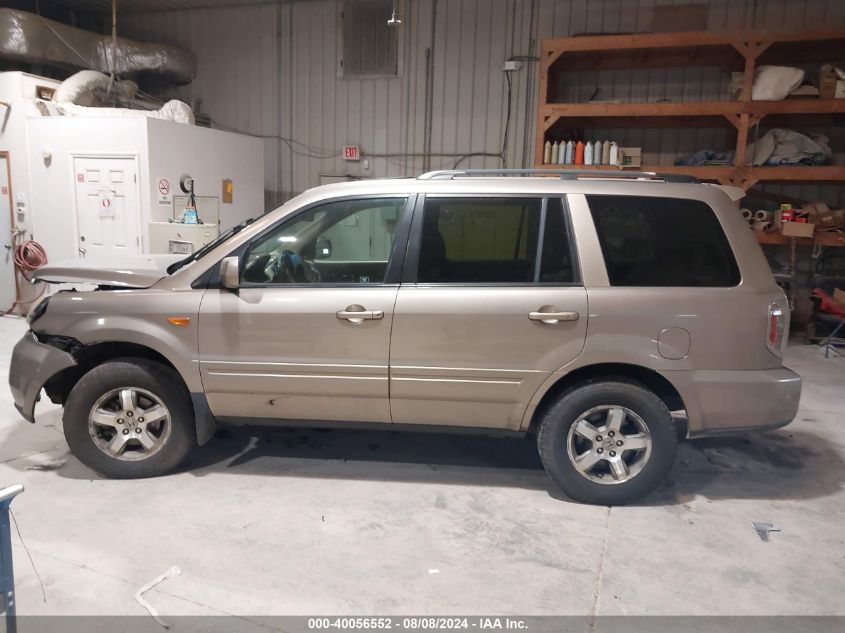 2007 Honda Pilot Ex-L VIN: 5FNYF18557B018402 Lot: 40056552