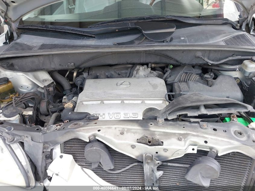2006 Lexus Rx 330 VIN: JTJGA31U160062527 Lot: 40056641