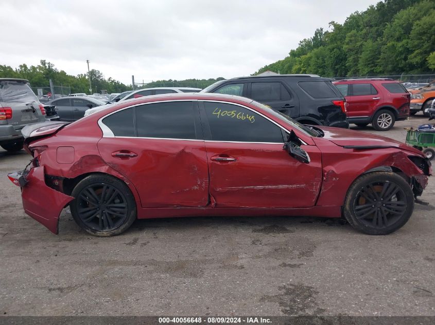 2014 Infiniti Q50 Premium/Sport VIN: JN1VV7AR9GM686851 Lot: 40056648