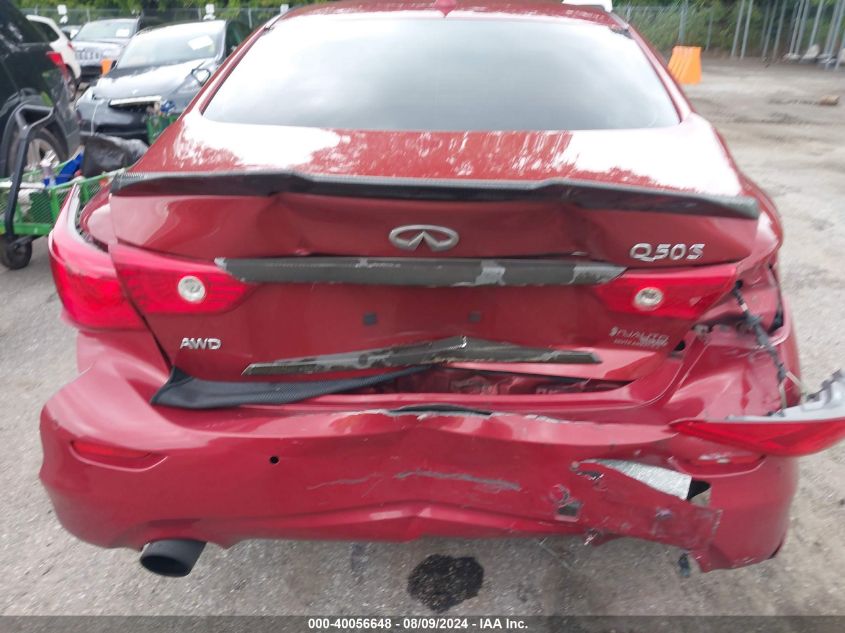 JN1VV7AR9GM686851 2014 Infiniti Q50 Premium/Sport