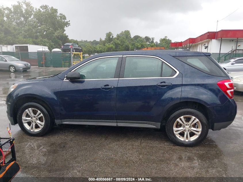 2017 Chevrolet Equinox Ls VIN: 2GNALBEK3H1517317 Lot: 40056667