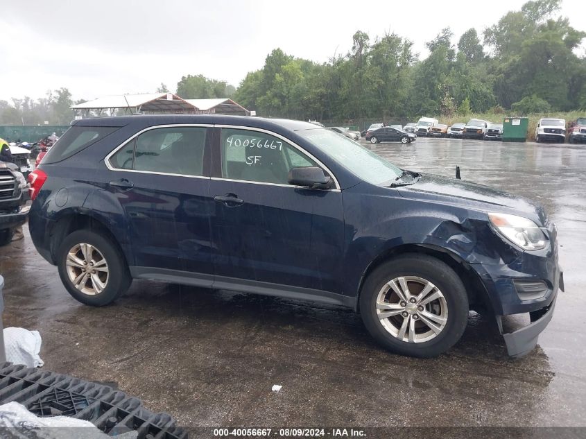 2017 Chevrolet Equinox Ls VIN: 2GNALBEK3H1517317 Lot: 40056667