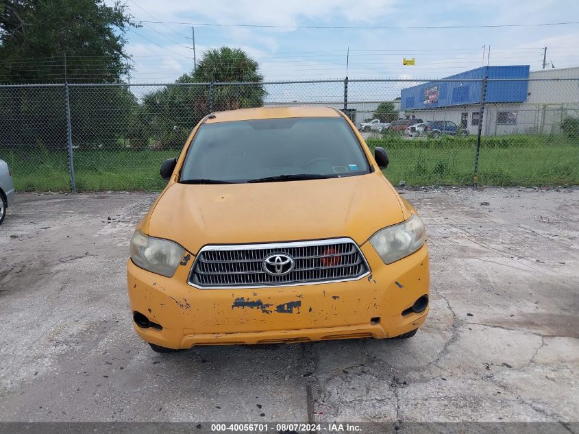 2010 Toyota Highlander Hybrid Base V6 VIN: JTEBW3EH0A2040877 Lot: 40056701
