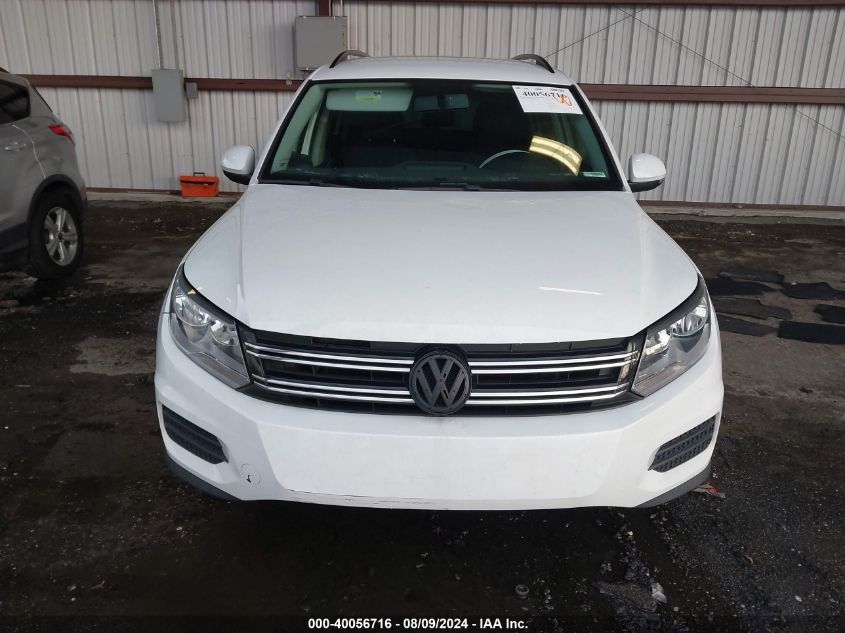 2015 Volkswagen Tiguan S VIN: WVGAV7AX2FW610574 Lot: 40056716