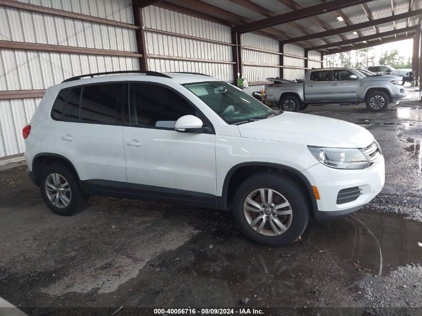 2015 Volkswagen Tiguan S VIN: WVGAV7AX2FW610574 Lot: 40056716