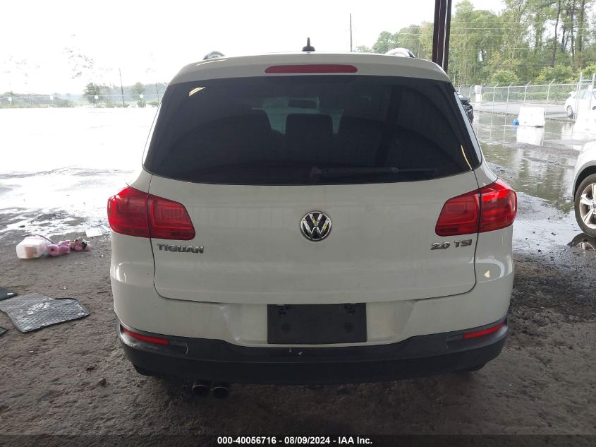 2015 Volkswagen Tiguan S VIN: WVGAV7AX2FW610574 Lot: 40056716