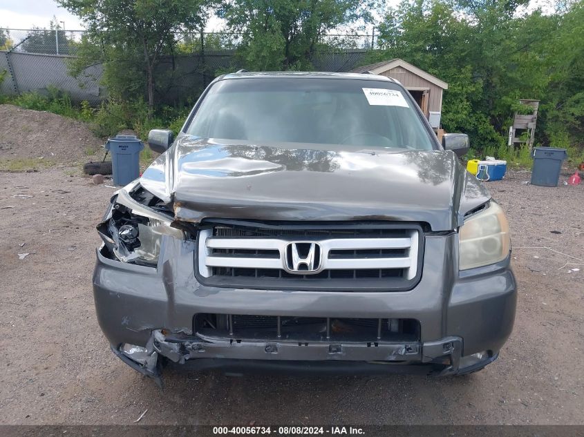 2007 Honda Pilot Ex-L VIN: 5FNYF18667B004484 Lot: 40056734