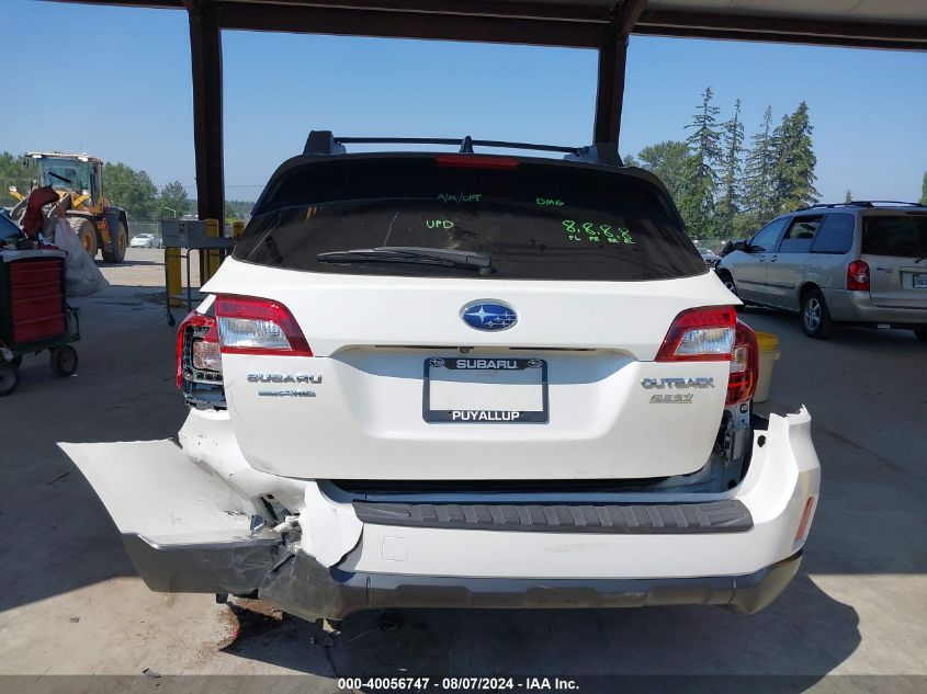 2017 Subaru Outback 2.5I Premium VIN: 4S4BSAFC6H3224616 Lot: 40056747