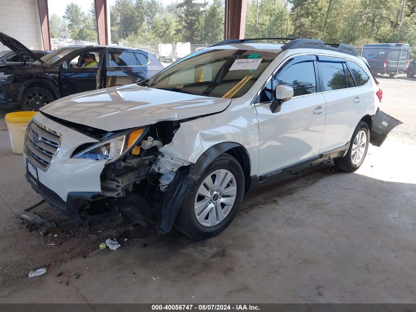 2017 Subaru Outback 2.5I Premium VIN: 4S4BSAFC6H3224616 Lot: 40056747