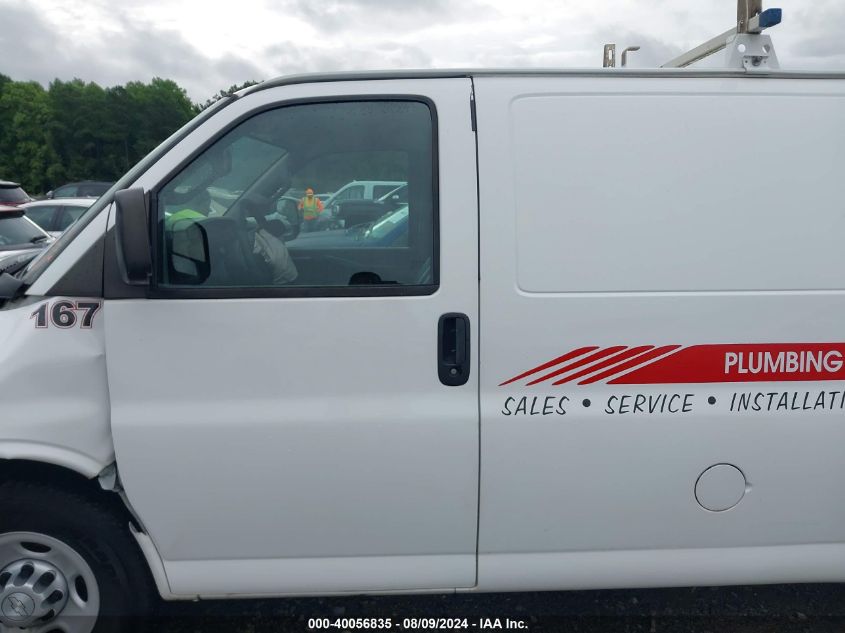 2017 Chevrolet Express 2500 Work Van VIN: 1GCWGAFF0H1119356 Lot: 40056835