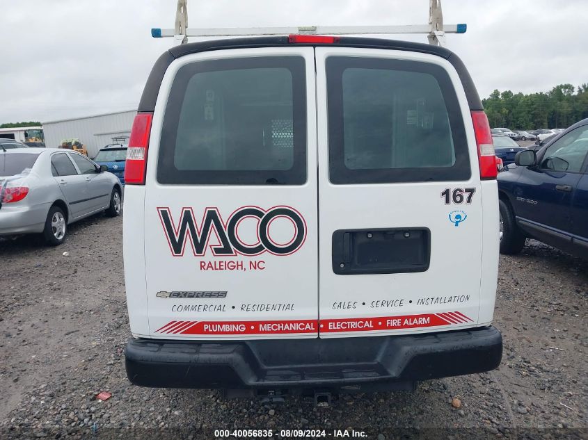 2017 Chevrolet Express 2500 Work Van VIN: 1GCWGAFF0H1119356 Lot: 40056835