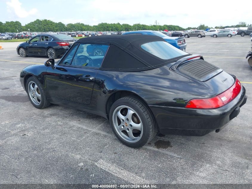 1995 Porsche 911 VIN: WPOCA2998SS340477 Lot: 40056897