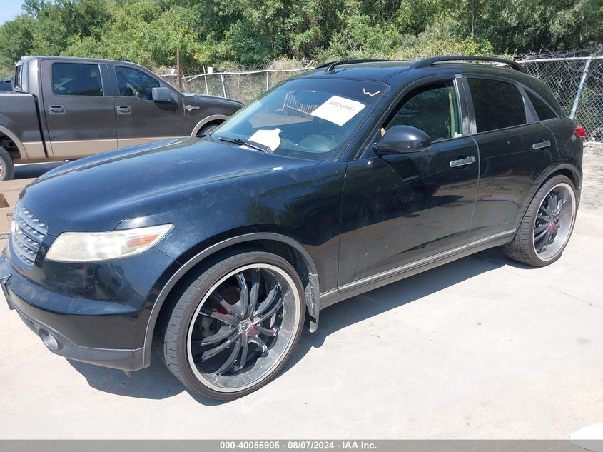 2005 Infiniti Fx35 VIN: JNRAS08W25X216602 Lot: 40056905