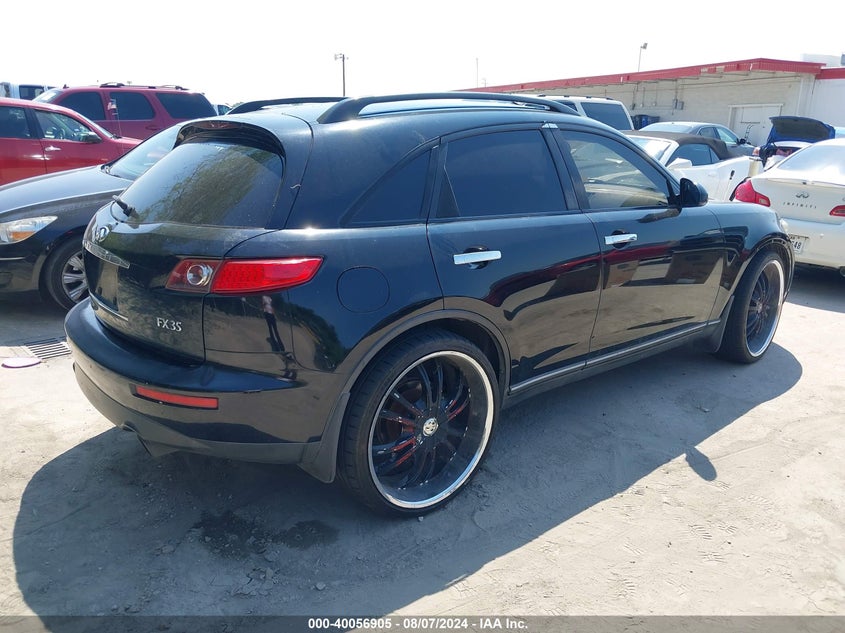 2005 Infiniti Fx35 VIN: JNRAS08W25X216602 Lot: 40056905