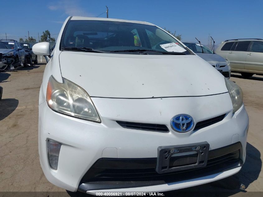 2012 Toyota Prius Five/Four/One/Three/Two VIN: JTDKN3DUXC1593924 Lot: 40056921