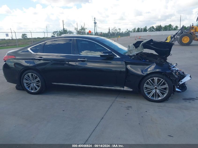 2018 Genesis G80 3.8 VIN: KMHGN4JE7JU281835 Lot: 40056924