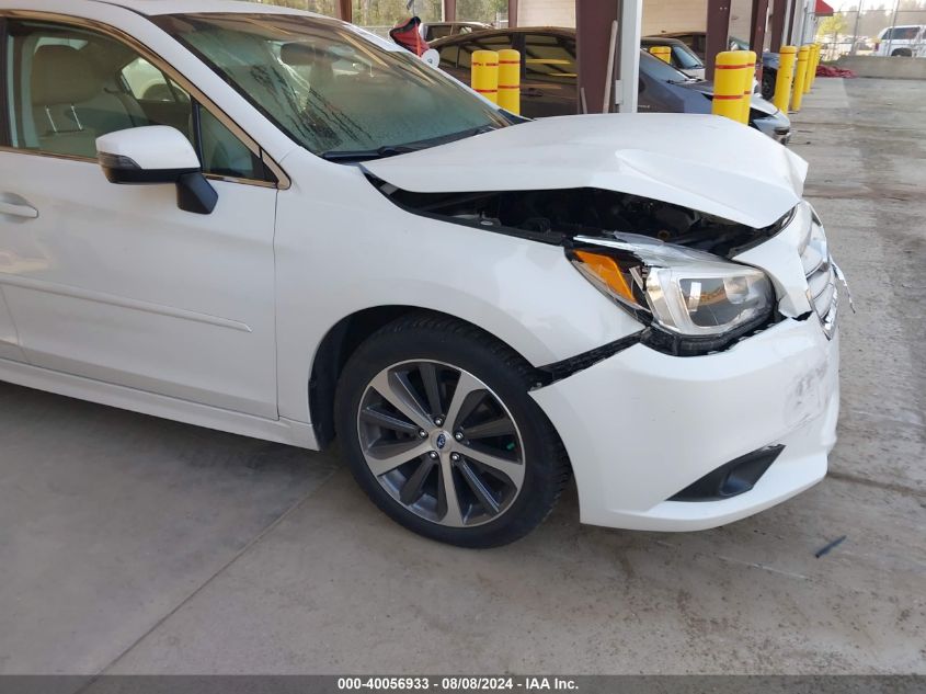 2016 Subaru Legacy 2.5I Limited VIN: 4S3BNAL60G3012609 Lot: 40056933