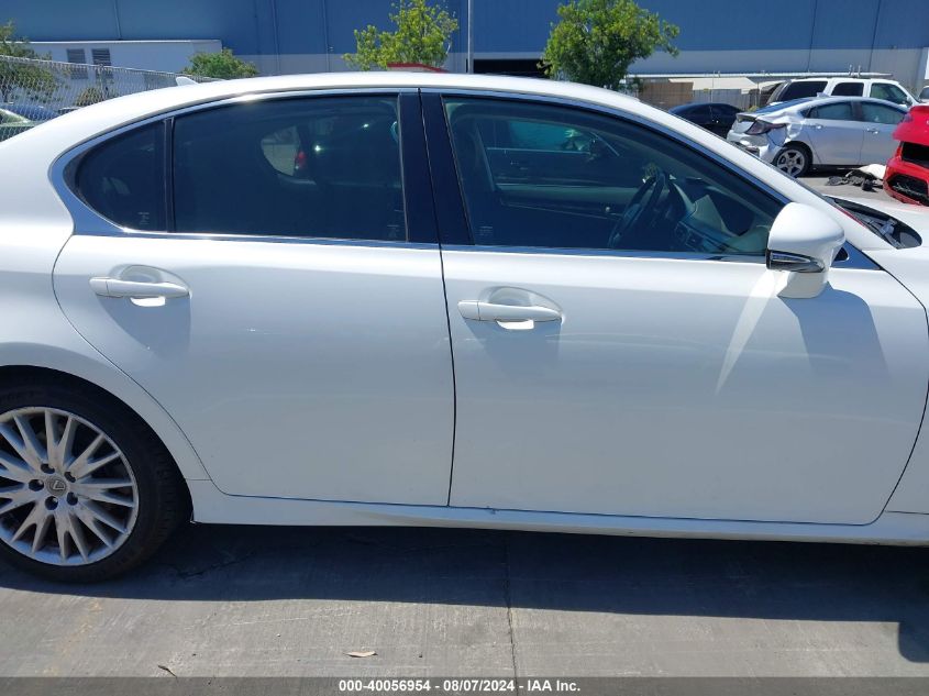 2013 Lexus Gs 350 VIN: JTHBE1BL3D5001125 Lot: 40056954