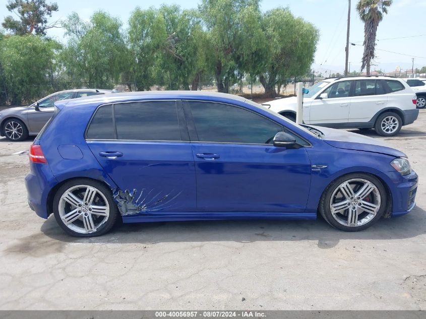 2016 Volkswagen Golf R 4-Door VIN: WVWUF7AU7GW016309 Lot: 40056957