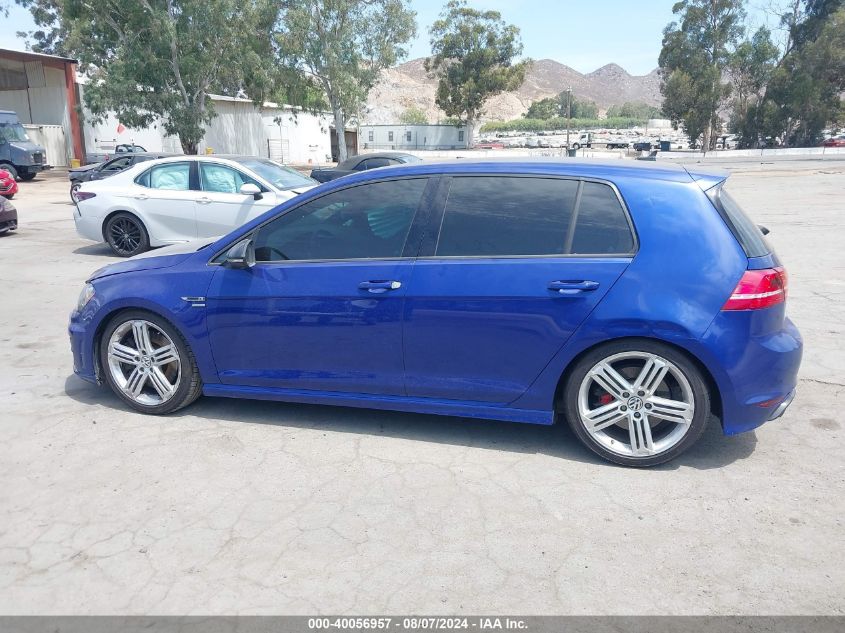 2016 Volkswagen Golf R 4-Door VIN: WVWUF7AU7GW016309 Lot: 40056957