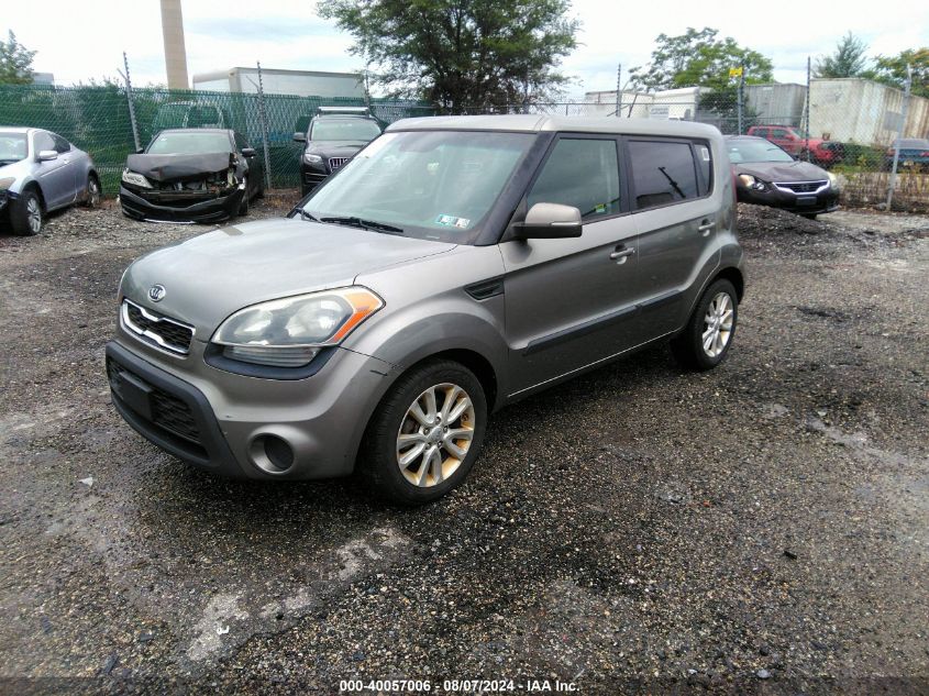 2012 Kia Soul + VIN: KNDJT2A67C7362607 Lot: 40057006