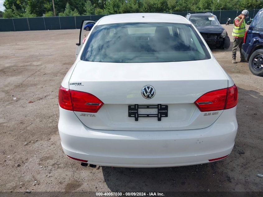 2012 Volkswagen Jetta 2.5L Se VIN: 3VWDX7AJ2CM115193 Lot: 40057030