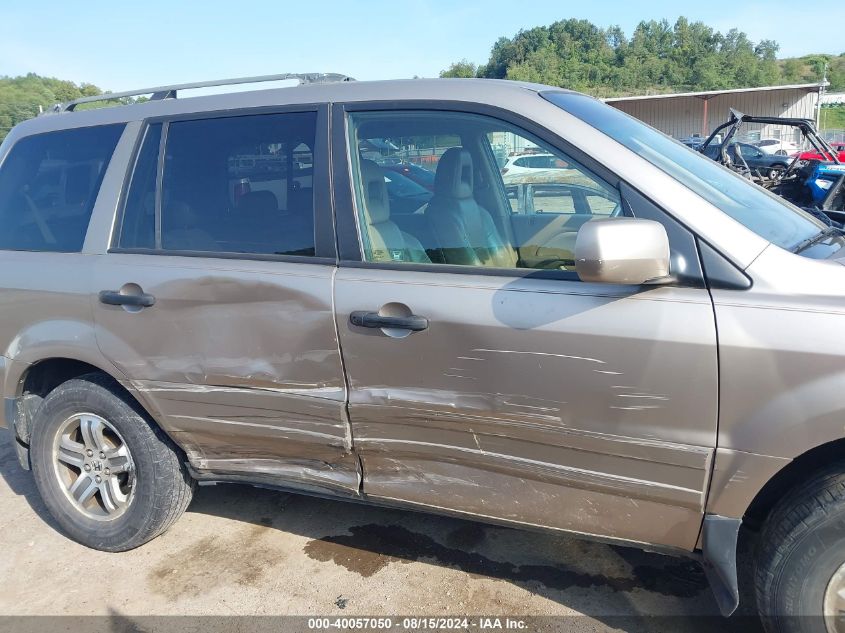 2004 Honda Pilot Ex-L VIN: 2HKYF18534H585818 Lot: 40057050