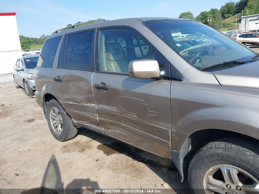 2004 Honda Pilot Ex-L VIN: 2HKYF18534H585818 Lot: 40057050