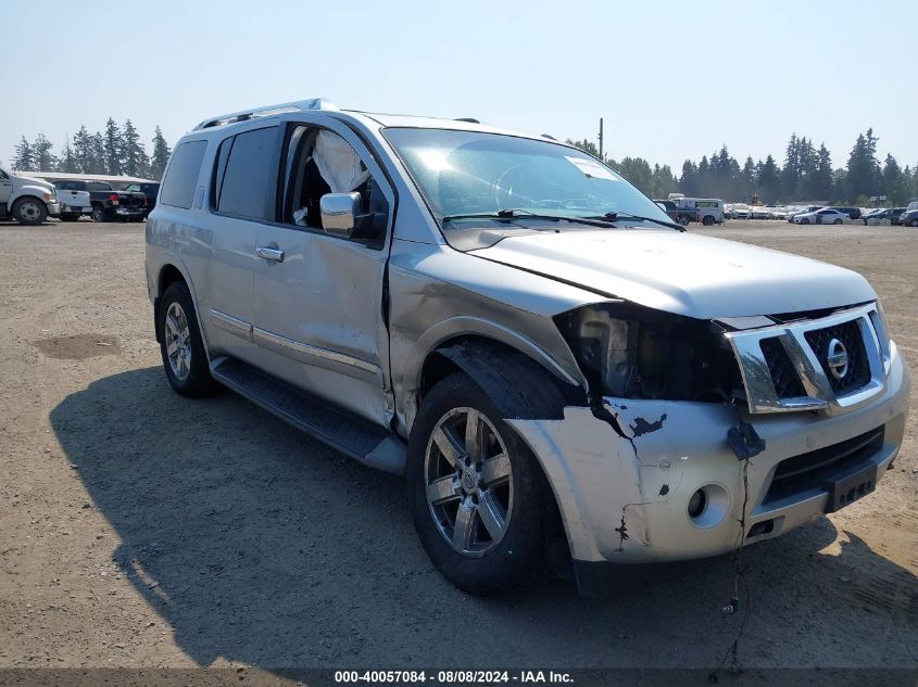 2012 Nissan Armada Platinum VIN: 5N1AA0NCXCN606462 Lot: 40057084