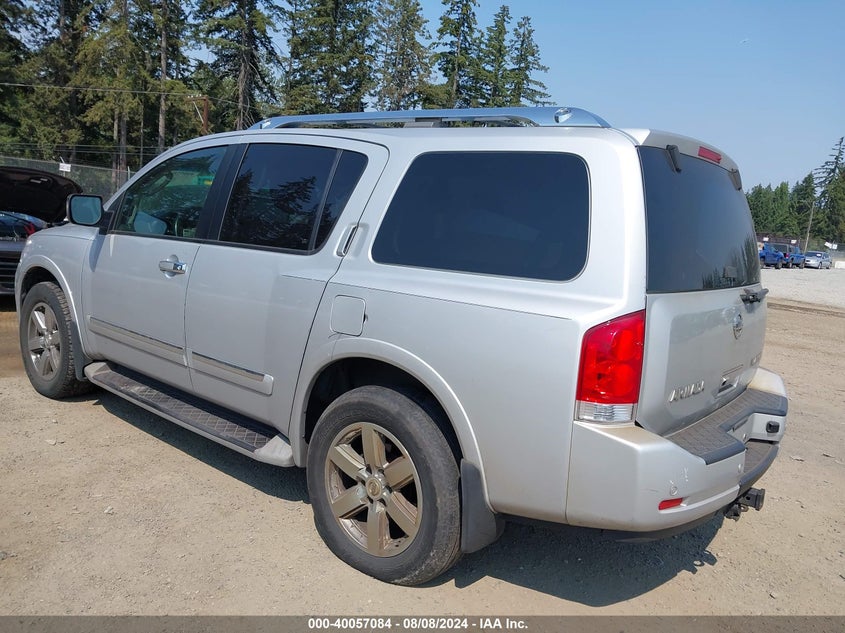 2012 Nissan Armada Platinum VIN: 5N1AA0NCXCN606462 Lot: 40057084