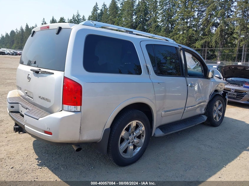 2012 Nissan Armada Platinum VIN: 5N1AA0NCXCN606462 Lot: 40057084